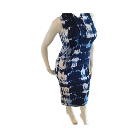 Bobbie Brooks Dresses & Skirts - Bobbie Brooks Ladies Tie-Dye Hooded Sleeveless Midi Dress Size M